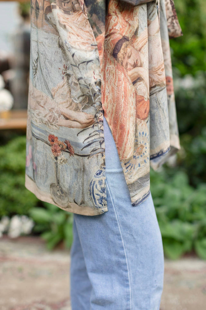 Imaginarium Matinée Duster Kimono w/ Moon mid-length