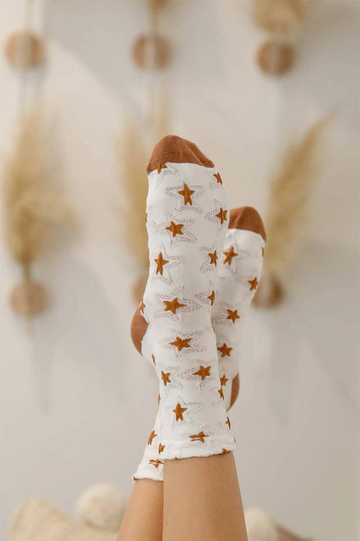 Eco-Friendly Star Design Organic Socks