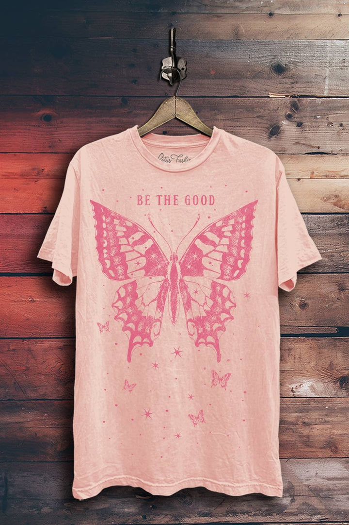 Be The Good Butterfly Graphic Top