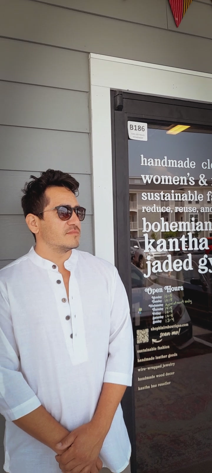 Homespun Henley 3/4 Sleeve Shirt