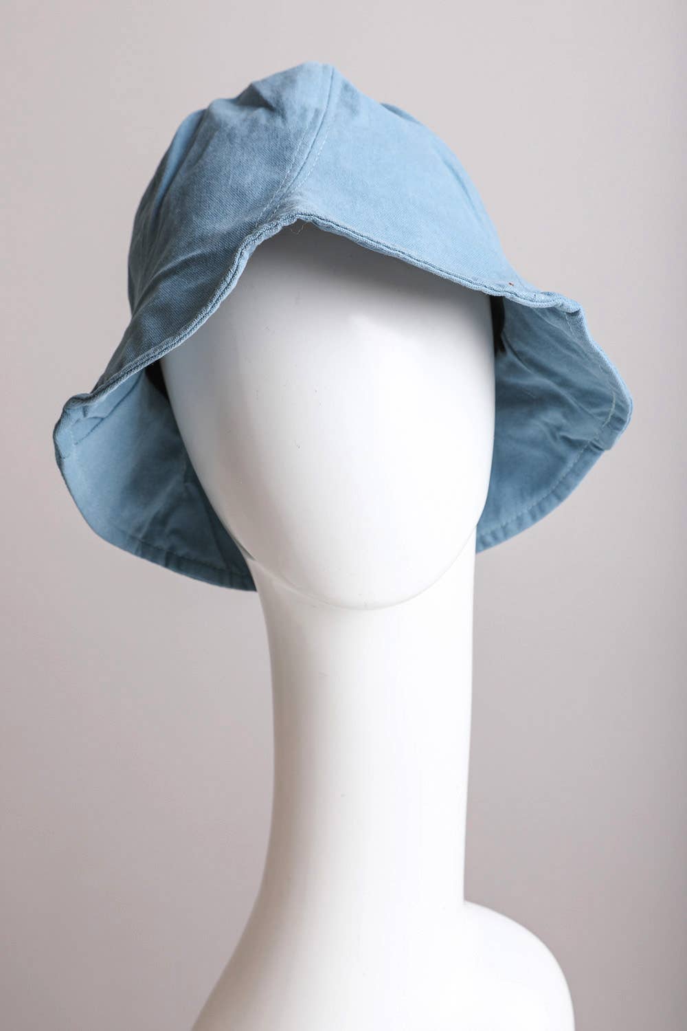 Solid Color Cotton Bucket Hat