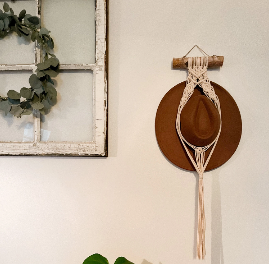 Macrame Single Hat Hanger