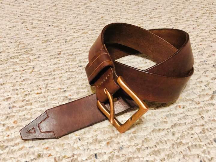 Made-to-Order Classy Simple Handcrafted Leather Belt