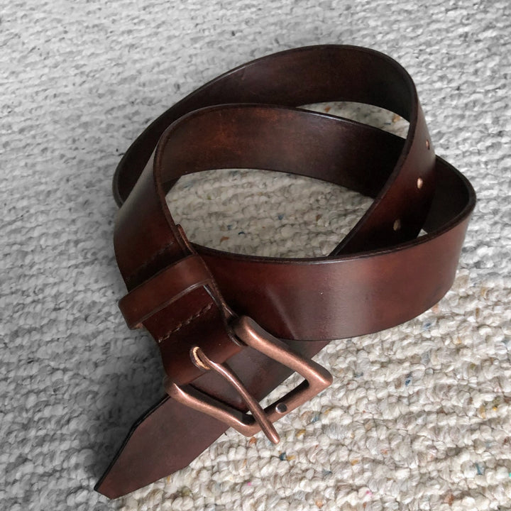 Made-to-Order Classy Simple Handcrafted Leather Belt